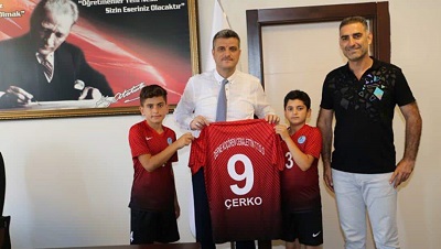 Türkiye üçüncüsünden Çerko’ya ziyaret