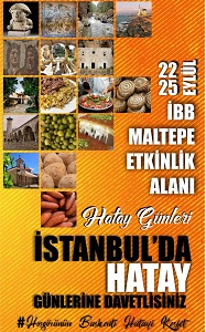Hatay Tanıtım Günleri Maltepe’de başlıyor