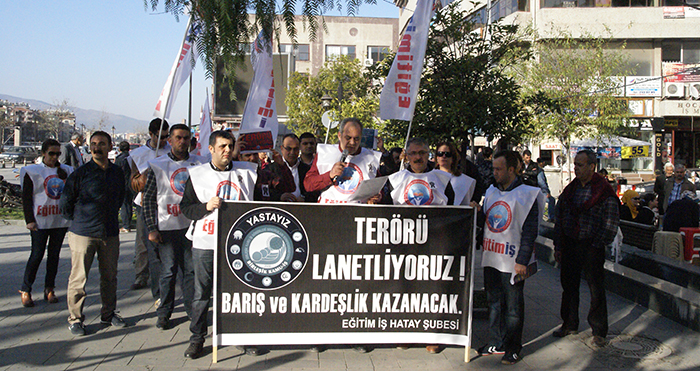 Terör Bir İnsanlık Suçudur, Lanetliyoruz