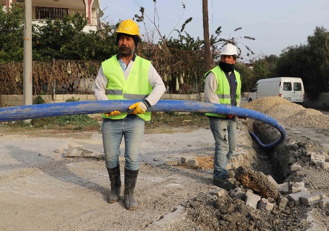Samandağ İçmesuyu Şebeke İnşaatı çalışmaları sürüyor