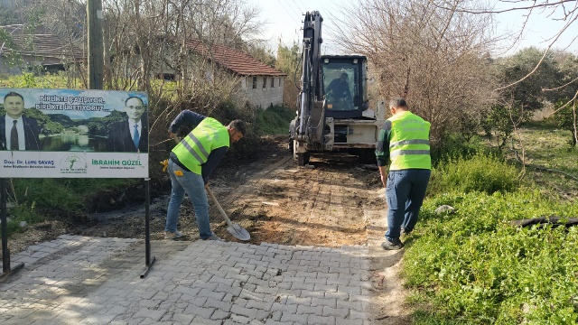 Defne Belediyesinden parke çalışması