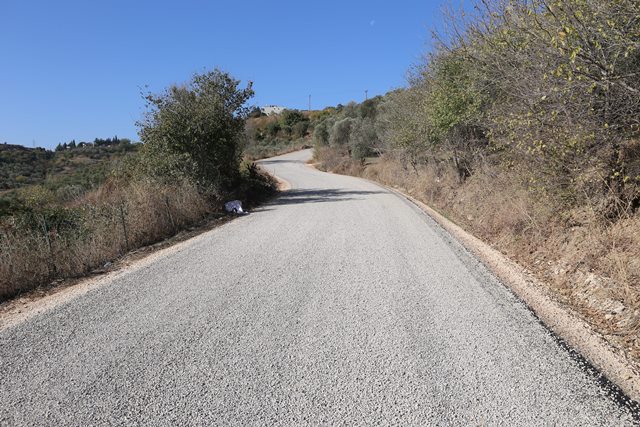 Defne Orhanlı da yol yapımı