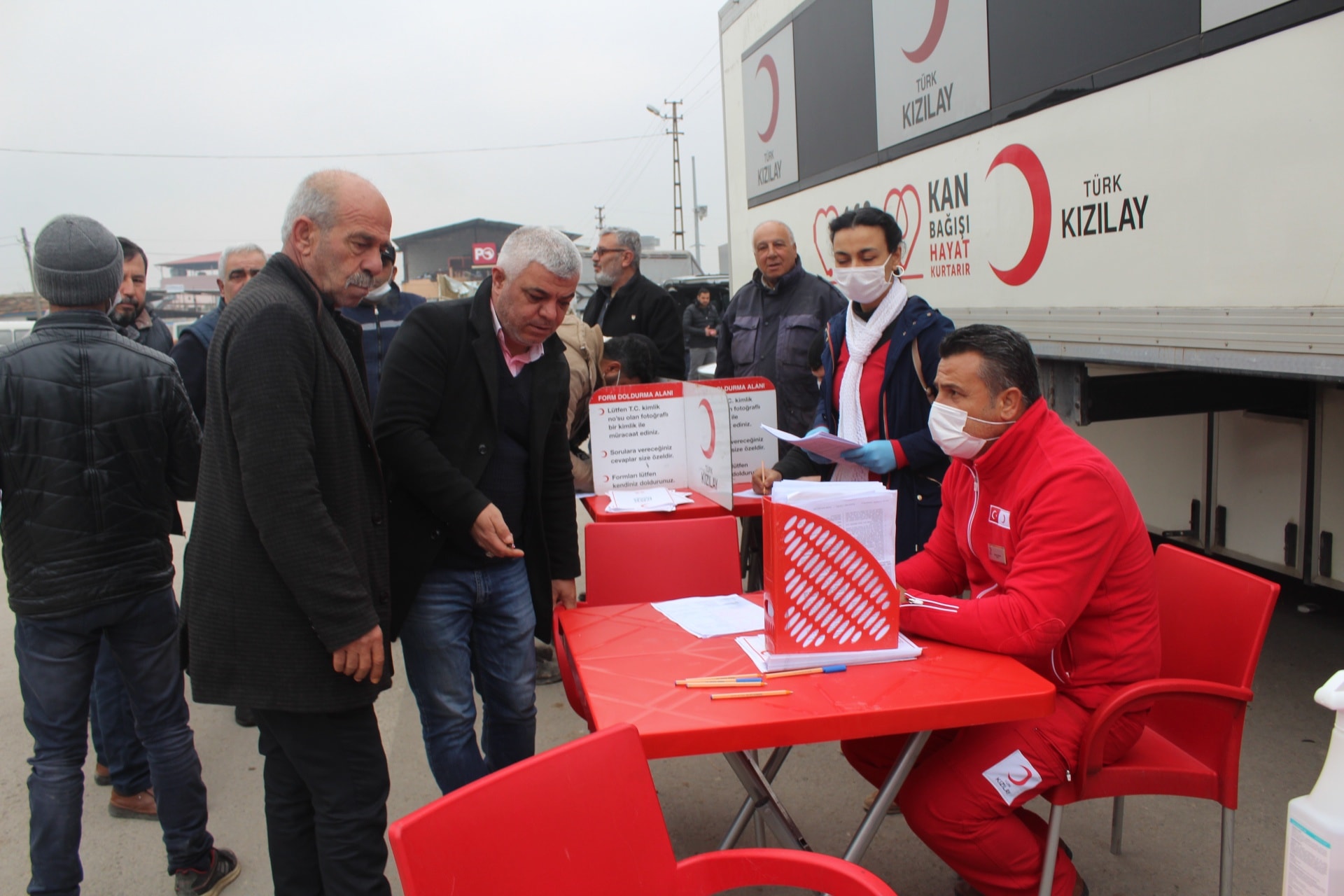 Kumlu Belediye personel kan bağışında bulundu