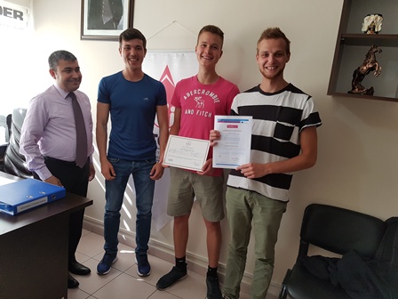 Kerimoğlu Avrupadan Gelen Gönüllüleri Ağırladı