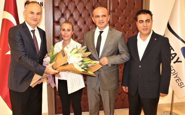 Kaymakamdan Cantürke nezaket ziyareti