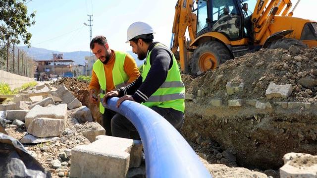 Samandağ da kaliteli su için çalışmalar tam gaz