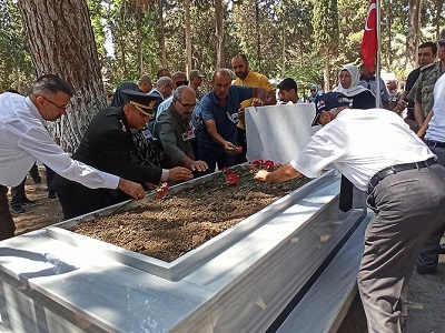 Kıbrıs şehidine 48 yıl sonra mezar