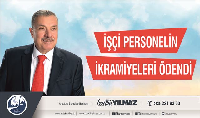 Antakya belediyesi işçi personeline ikramiyeleri ödendi