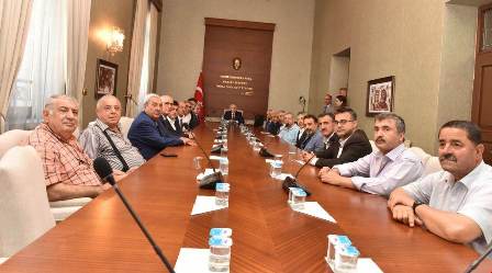 Oda başkanlarından Vali Ataya taziye ziyareti