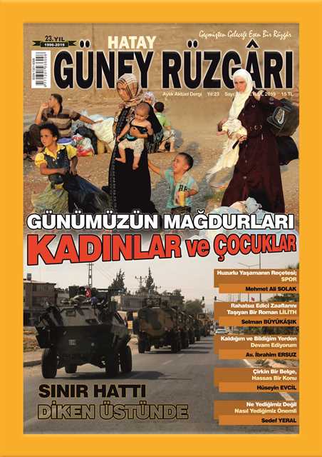 Hatay Güney Rüzgarı Dergisi Eylül sayısı çıktı