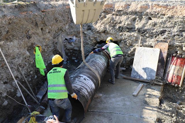 Tavla ve yeniçağ için içme suyu bağlantı yolu açıldı