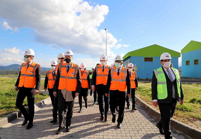 Büyükelçi ova bölgesine yapılan beşinci tesisi inceledi