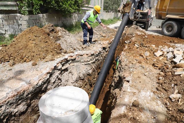 Tomruksuyuna yeni atık su hattı
