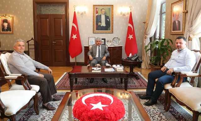 Vali Doğan Ortodoks Vakfı heyetini kabul etti