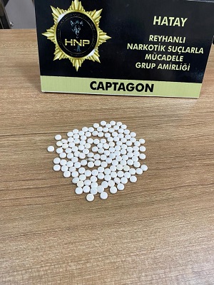 Reyhanlı da 141 uyuşturucu hap ele geçirildi 