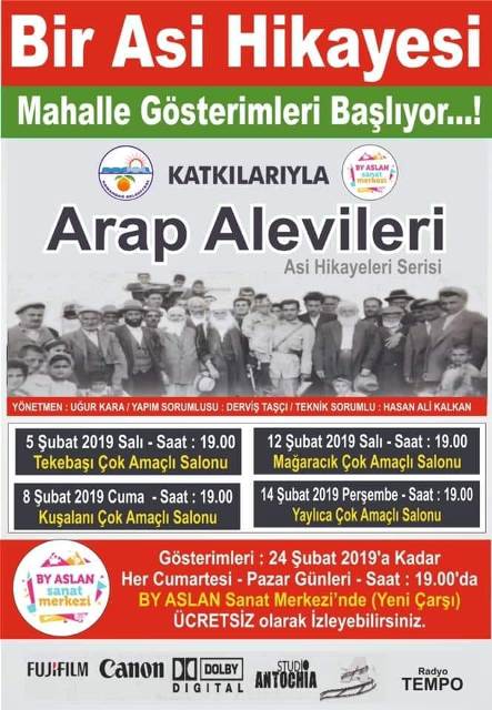 Bir Asi hikayesi belgeseli Samandağ da gösterime başladı