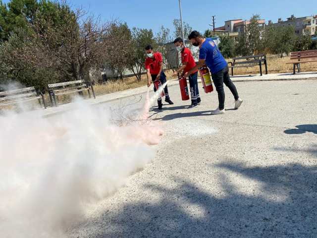 Hassa Devlet Hastanesinde yangın tatbikatı