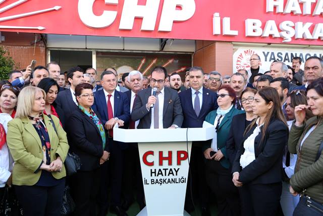 Hatay da Kılıçdaroğluna saldırıya ortak kınama
