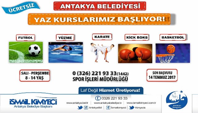 Yaz kursları başlıyor