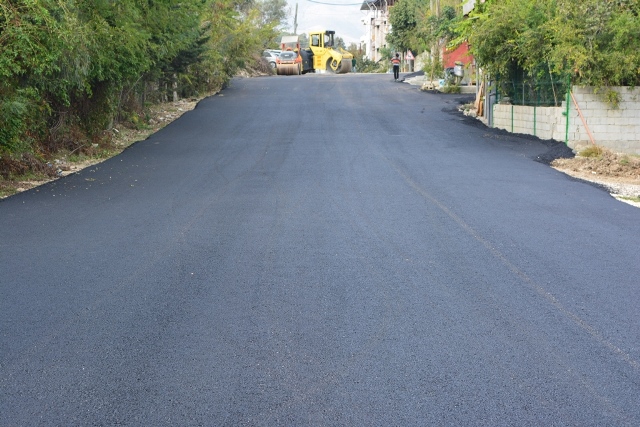 Kırsal yollara beton asfalt
