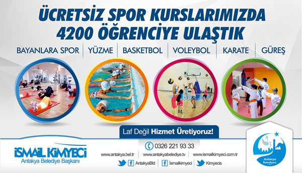 SPOR KURSLARI 4200 ÖĞRENCİYE ULAŞTI