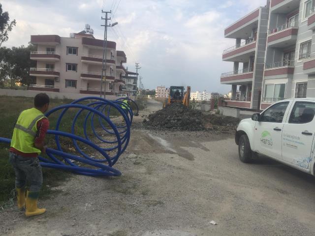 Yeni yerleşim alanları içme suyuna kavuşuyor
