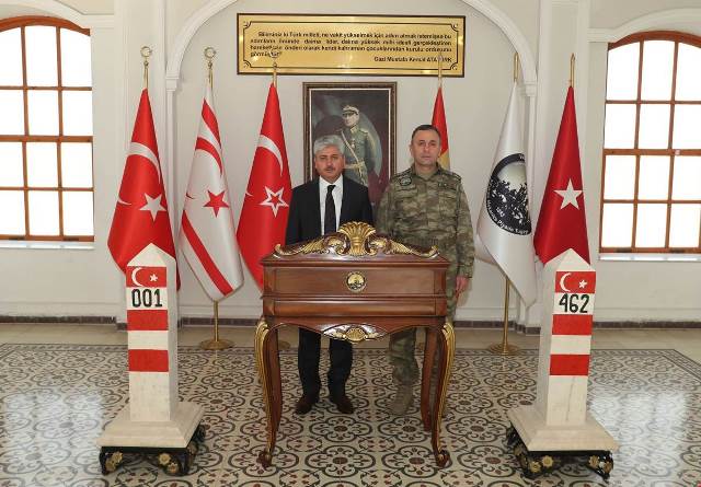 Vali Doğan dan Tugay Komutanlığına ziyaret