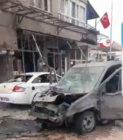 Reyhanlı ya bombalar düştü 2 ölü 30 yaralı 