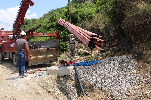 Mızraklı mahallesinin içme suyu güçlendiriliyor