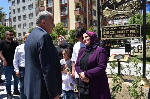 Şehit eşinin hayali gerçek oldu