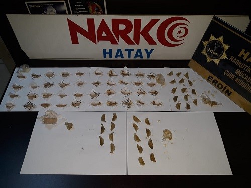 Askeri yasak bölgedeki tarlasına uyuşturucu gömen zanlı yakalandı