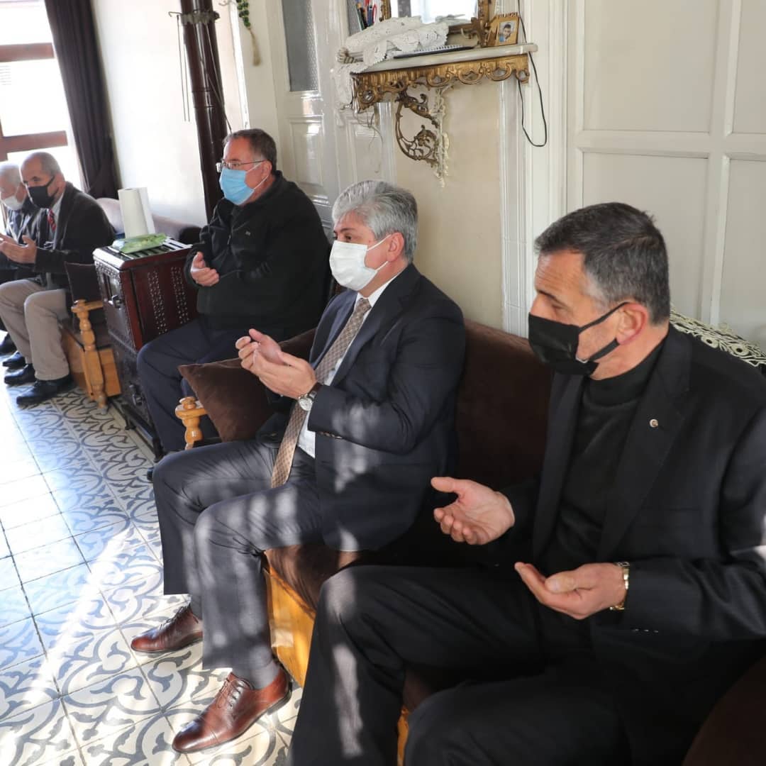 Vali Doğandan AK ailesine taziye ziyareti