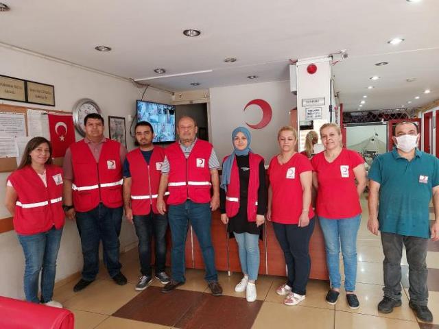 Kızılay her zaman ihtiyacı olanın yanında