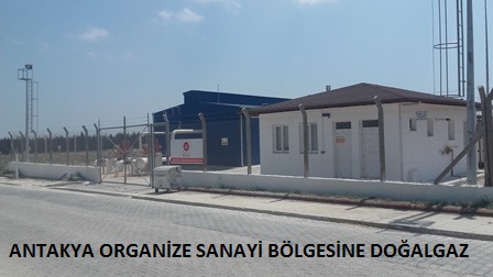 Antakya OSB doğalgaza kavuştu