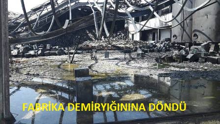 İşadamı Dönmezin zeytinyağı fabrikası yandı